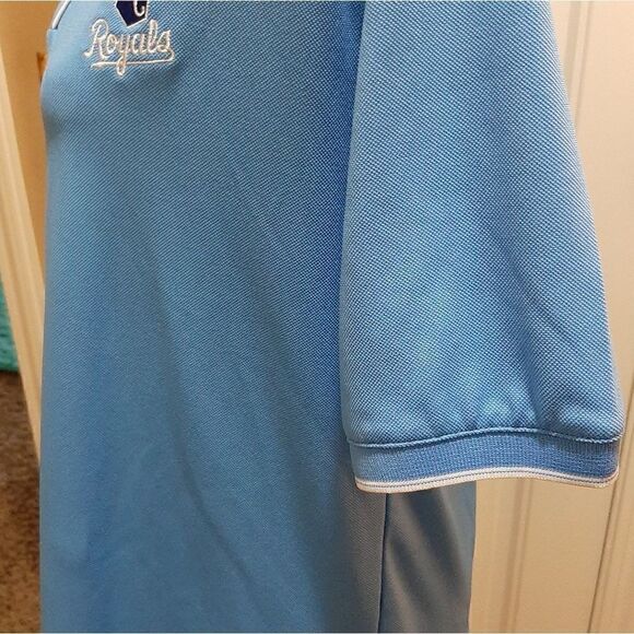 Men's Antigua MLB Polo Shirt. SZ S. KC Kansas City Royals - Picture 3 of 8